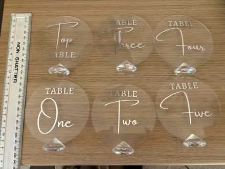 Photo of free Table numbers (Kenilworth CV8) #1