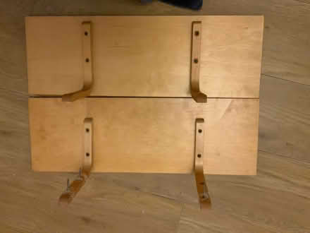 Photo of free 2 wooden shelves (Surrey Heath GU15) #2