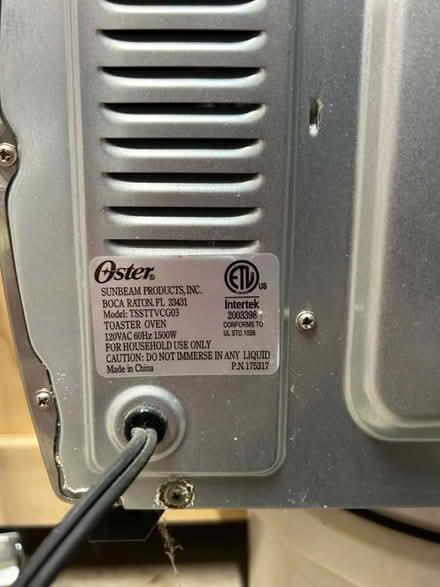 Photo of free Oster Toaster Oven (Sandy Springs) #2