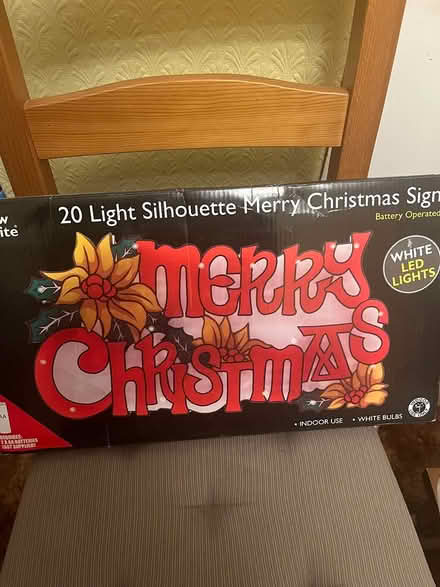Photo of free 2 light up window signs (Maidstone ME15) #1