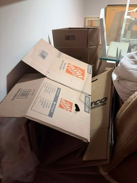 Photo of free Moving boxes(12) with bubble wrap (Pomona) #1