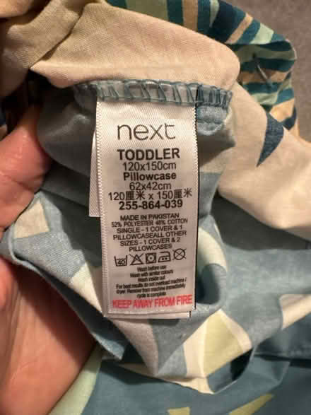 Photo of free Duvet cover & pillow case - Toddler (Garston L19) #4