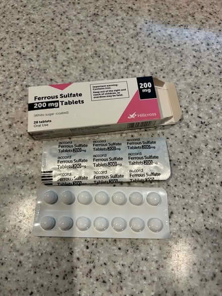 Photo of free 200mg Ferrous Sulfate (iron) tablets (Sutton Courtenay OX14) #3