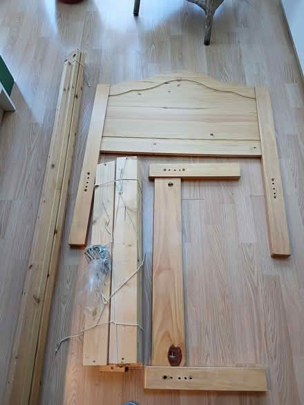 Photo of free Pine bed frame (Bishop's Castle SY9) #2