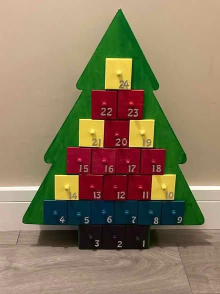 Photo of free Wooden advent calendar (Howhlill Quarries HG2) #1