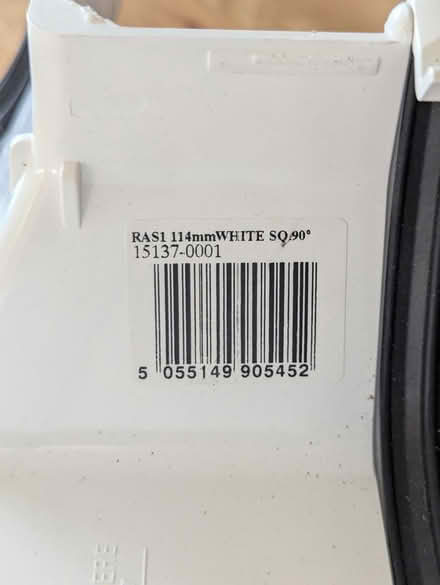 Photo of free White corner guttering (Asfordby: LE14) #2