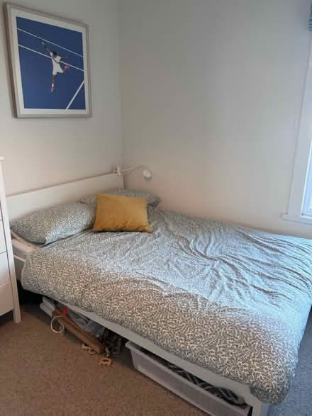 Photo of free IKEA double bed (Leyton, near Drapers Field E15) #1