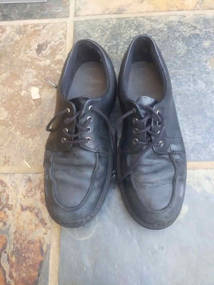 Photo of free Clarks school/black semi-formal shoes size 6 (Woking GU22) #1