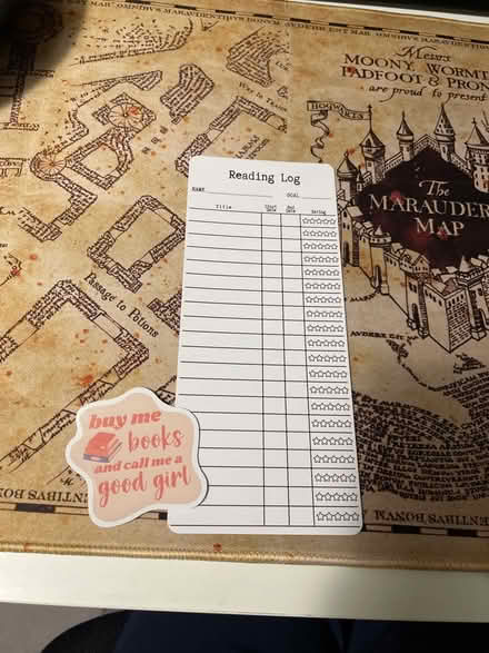 Photo of free Reading log and sticker (Al7 3ux) #1