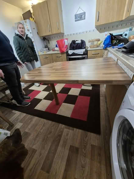 Photo of free wooden breakfast bar (Wf6 1QW Normanton west yorks) #1