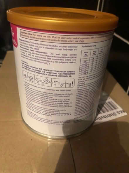 Photo of free Baby formula powder 6x400g (Wandsworth) #2