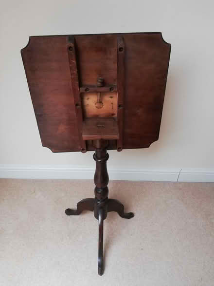 Photo of free Mahogany tilt top table (Sheffield S12) #4