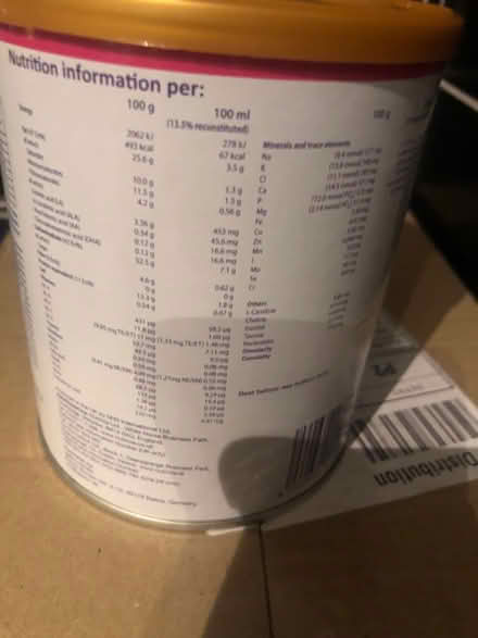 Photo of free Baby formula powder 6x400g (Wandsworth) #3