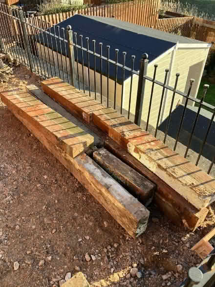 Photo of free Used railway sleepers (Matlock DE4) #2