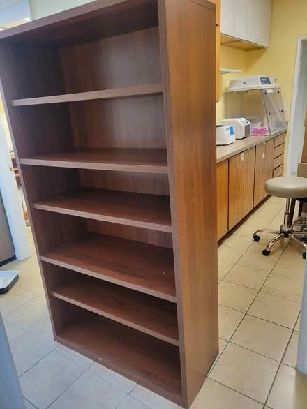 Photo of free wooden bookshelf (Pima & Alvernon) #1
