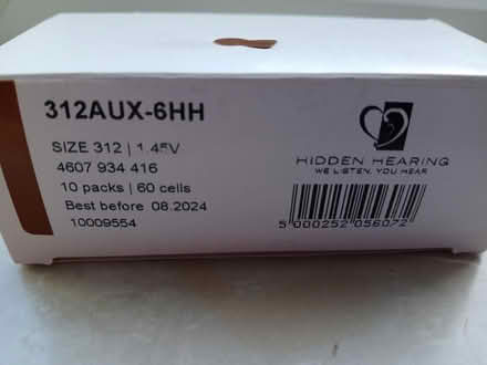 Photo of free Hidden hearing batteries (Southdown BA2) #1