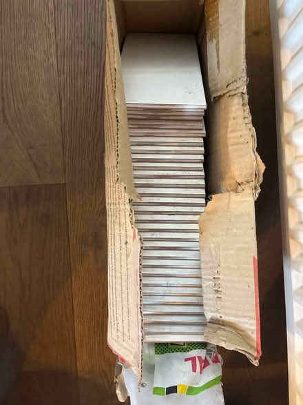 Photo of free Box of white metro tiles (Leyton, near Drapers Field E15) #2
