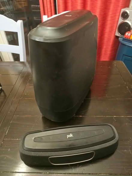 Photo of free Polk Audio speaker & subwoofer (Ashburn) #1