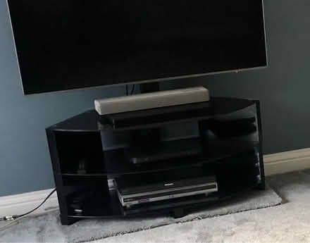 Photo of free Alphason black gloss/glass tv unit (Southwater RH13) #1