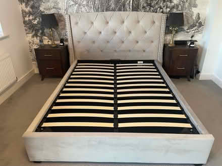 Photo of free Bed Frame and Head Board (Battenhall Worcester WR5) #3