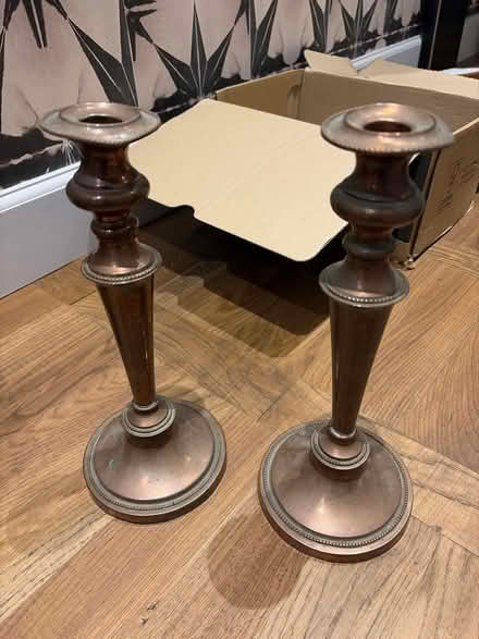 Photo of free Large vintage candle sticks (W12) #1