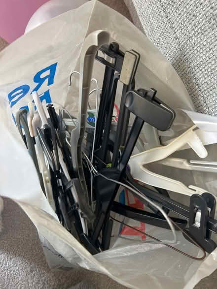 Photo of free Bag of clothes hangers (Reading tilehurst) #1