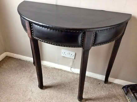 Photo of free leather console table (Moor Allerton LS17) #1