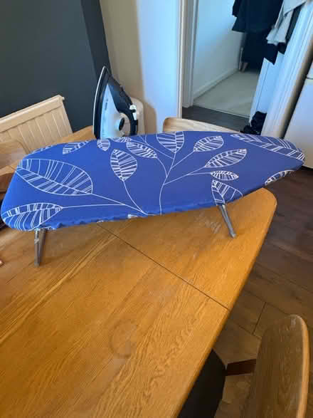 Photo of free Iron and mini ironing board (N8 Hornsey) #2