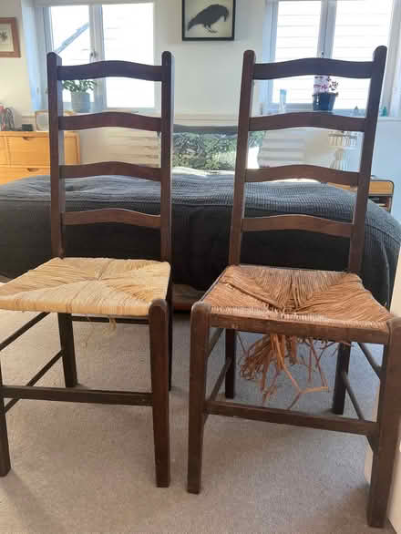 Photo of free 2 ladder back chairs (Shoreham-by-sea) #1
