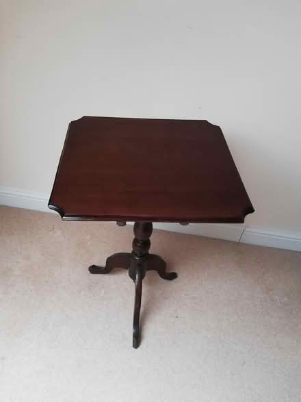 Photo of free Mahogany tilt top table (Sheffield S12) #1
