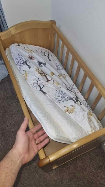 Photo of free Baby cot swinging crib (Jennyfield HG3) #2