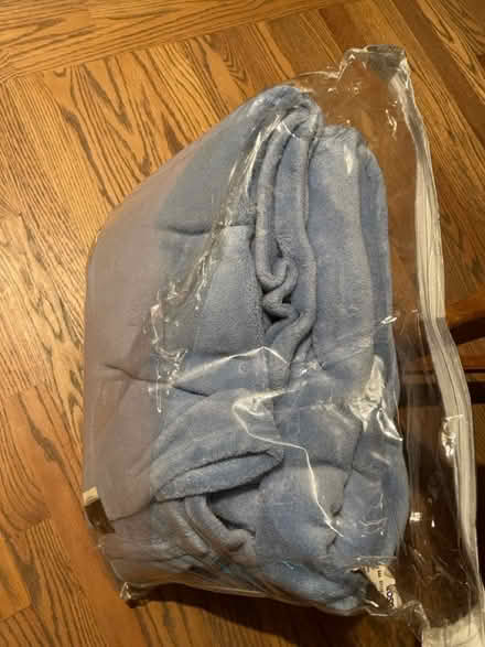 Photo of free Like new king fleece blanket (Camden and Leigh) #1