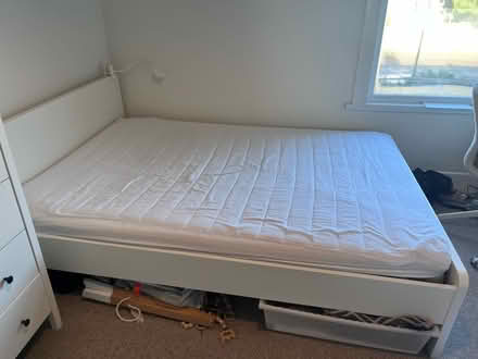 Photo of free IKEA double bed (Leyton, near Drapers Field E15) #2
