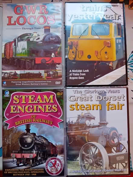 Photo of free Steam train DVDs (Teddington TW11) #1