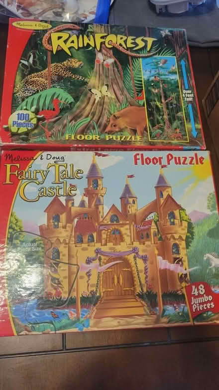 Photo of free 2 Melissa and Doug puzzles (Rio Grande and Indian School) #1