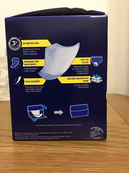 Photo of free Men’s absorbent protection (North End Portsmouth) #2