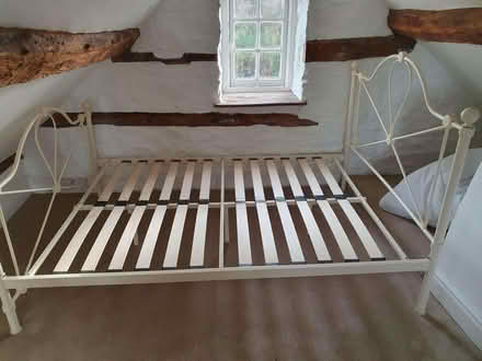 Photo of free Double bed frame and mattress. (Presteigne LD8) #2