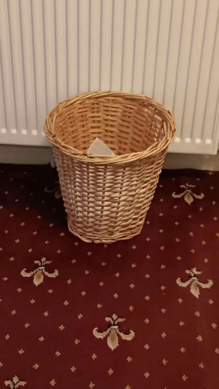 Photo of free Wicker waste paper basket (Glenfield LE3) #1