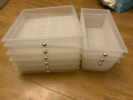 Photo of free Plastic trays 6 wides 3 narrow (Surrey Heath GU15) #1