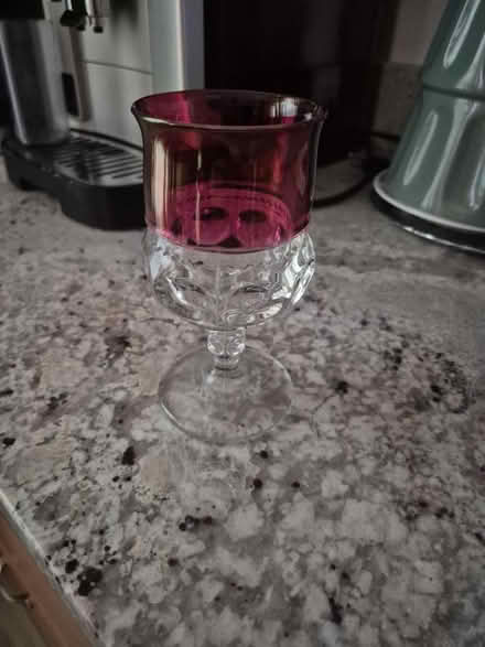Photo of free Small Glass Chalice (Abington) #1