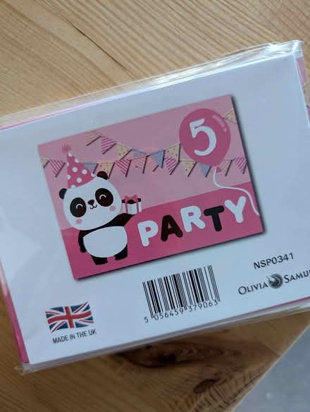 Photo of free Party invitations 5yo birthday (BR6) #1