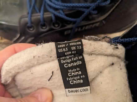 Photo of free Bauer ice skates UK size 7.5 (OX14, Abingdon) #2