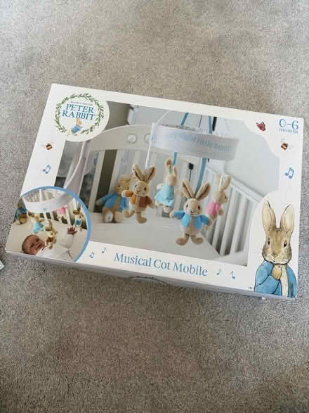 Photo of free Peter Rabbit Cot Mobile (Palmers Green N13) #1