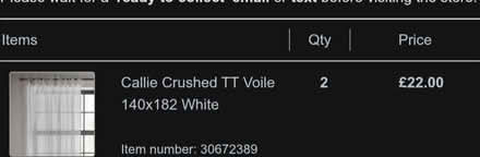 Photo of free Mesh tie top curtains (2) (Brighton, BN2) #1