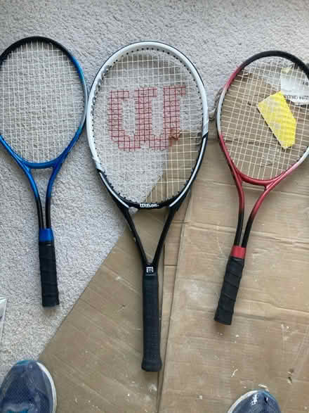Photo of free 4 Tennis racquets (Bn113et) #1