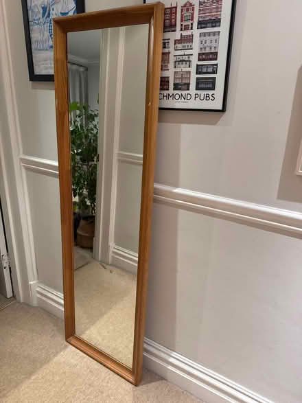 Photo of free Wooden full length mirror (Richmond) #1