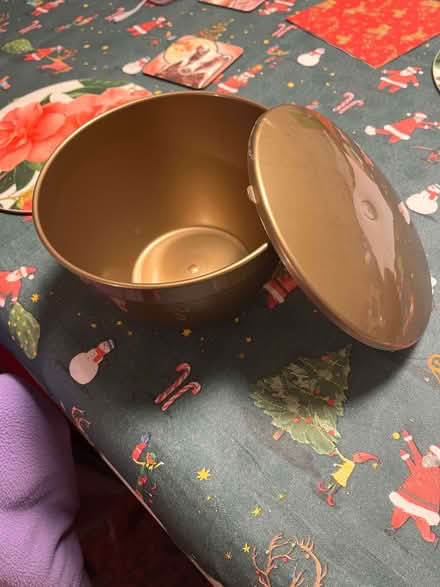 Photo of free Christmas Pudding container (Rhydycroesau SY10) #1