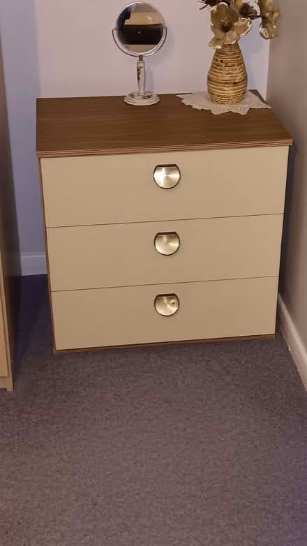 Photo of free Small chest of drawers (Glenfield LE3) #1