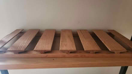 Photo of free Wine glass wooden hanger (E12th ave S - 11229) #3