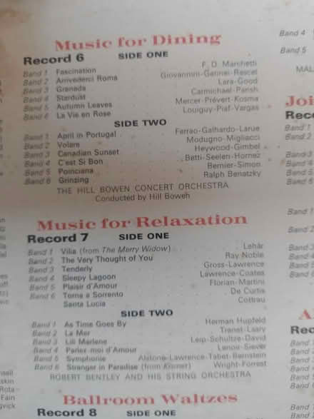 Photo of free Boxset of 8 LP Records (Barry CF63) #4